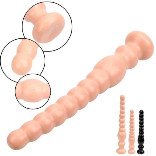 OLO Butt Plug Anus Backyard Beads Large Dildo Sex Toys for Woman And Men Masturbation Super Long Anal Plug Prostata Massage