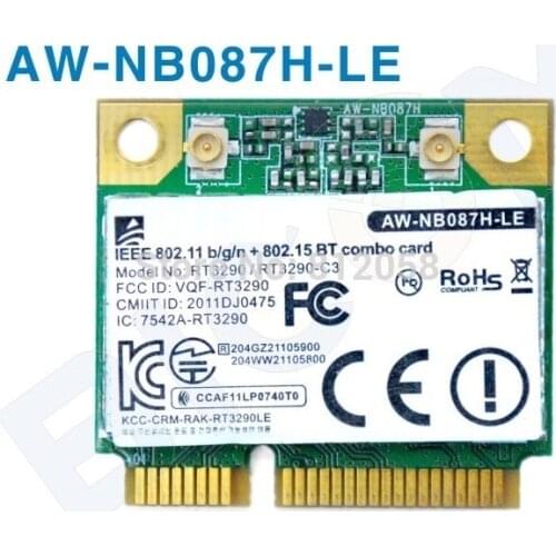 SSEA Wholesale for Ralink RT3290 AW-NB087H half Mini PCI-E 150Mbps WIFI bluetooth 3.0 Wireless card