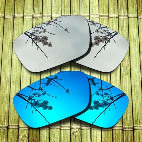 Polarized Replacement Lense For-Oakley Jury Sunglasses Frame - Chrome & Blue Combine Options