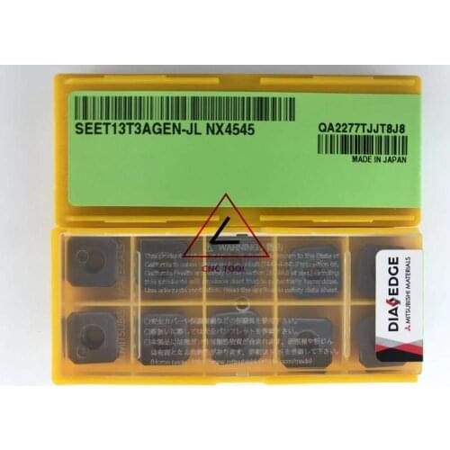 SEET13T3AGEN-JL NX4545 10pcs original Mitsubishi milling insert DIAEDGE