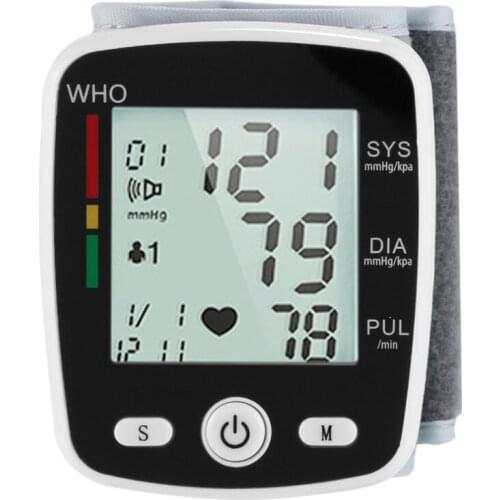 Accurate Reading High Wrist Sphygmomanometer Automatic Home Optional Voice Report Measuring Instrument Measuring Pulse Rate