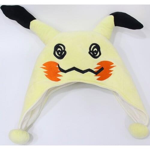 Cute Mini Plush Puppet Hat Cosplay Figure Model Collectible Toy Cute Kid Gifts Autumn Winter Hat