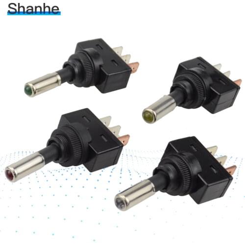 1PCS 12V 20A Car Auto LED Light Toggle Rocker Switch 3Pin SPST ON/OFF