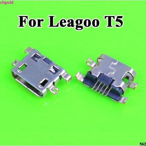 10Pcs Charging Port Dock B type Female Power Connector Plug Socket Micro USB For Leagoo M13 T5 MT6750T T5C M8 M8 Pro Shark 1
