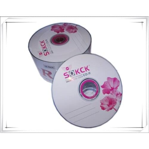 12cm High quality empty / blank record CD disc / disk for CD-R 700MB 12X-52X 50PCS