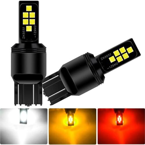 2X T20 7443 W21/5W Led Bulb Car 1157 BAY15D 1156 BA15S Brake Light for Volvo S60 V50 V70 Penta V60 V40 S40 XC90 S80 Tali Light