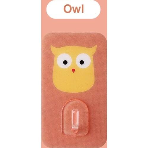 Seamless Multi-Purpose Hook Wall Hanging Self Adhesive Wall Hooks Family Robe Hanging Multi-Purpose Hats Bag Key Home Decor Tool