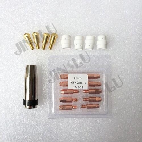 Binzel MB24 24KD 19pcs Kit Nozzle Tip Holder Gas Diffuser