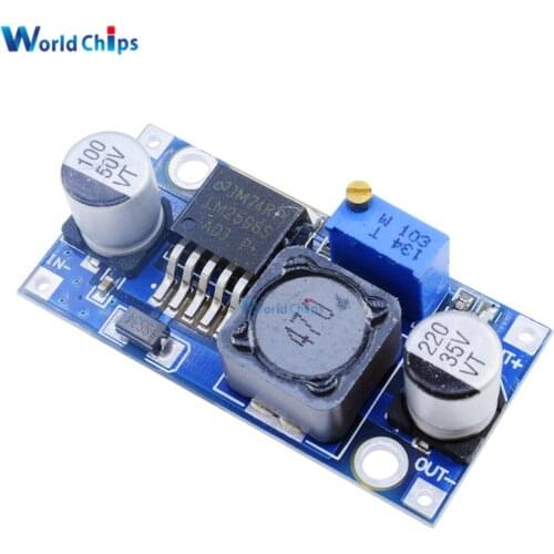 DC-DC Step Down Buck Converter Module LM2596 3.2V-40V To 1.25V-35V Adjustable Power Voltage Regulator 43x21x14mm High Efficiency