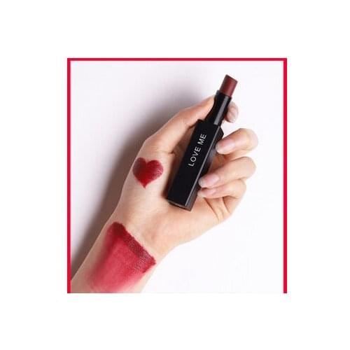 Magnetic button lipstick girl students affordable matte little pepper cherry color