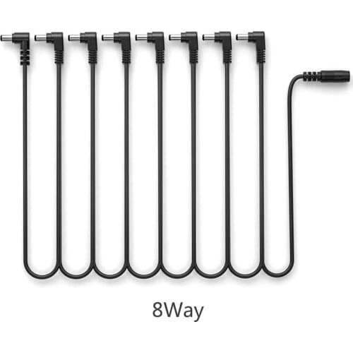 Daisy Chain Effects Cable /9V 2A Electric Guitar Effector Power Cord/ 3 4 5 6 8-plug Power Cable Musical Instrument Accessories