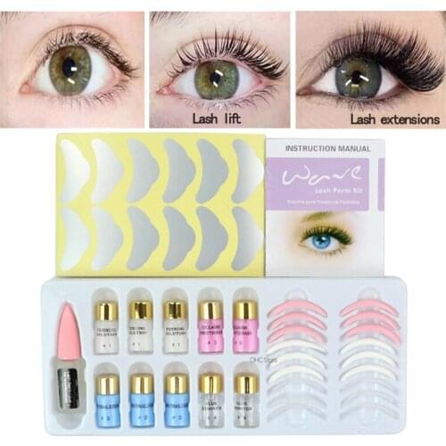 Lash Lift Eyelash Perming Kit Lift Perm Set With Rods Glue Professional Cilia Extension Lashes Permanent Beauty Make Up Tools
