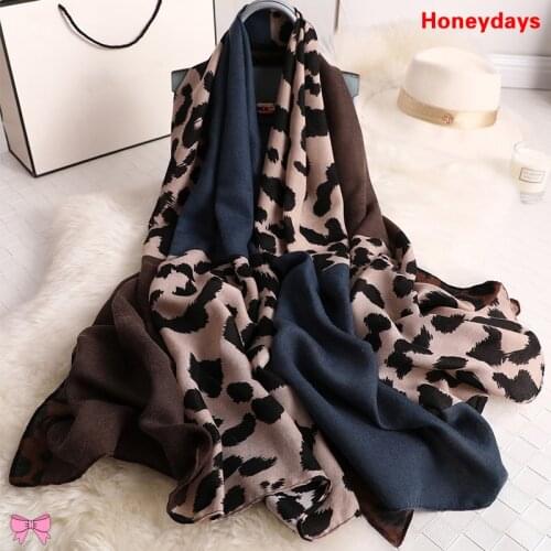 New Leopard Cotton and Linen Scarf Summer Beach Sun Shawl All-match Decorative Silk Scarves Winter Warm Neckerchief Muslim Hijab