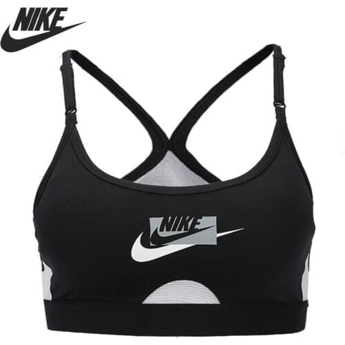 Original New Arrival NIKE AS W NK DF INDY CB LOGO BRA Womens Sports Bras Sportswear