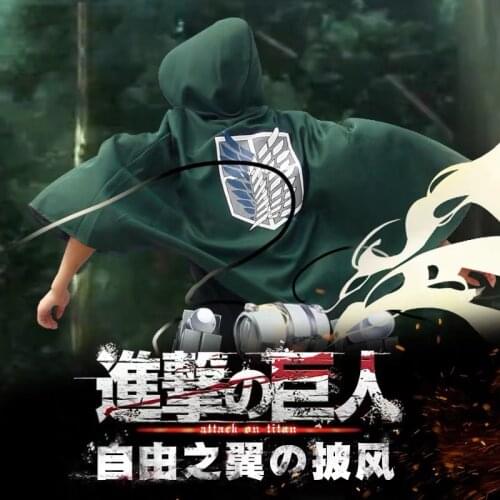 Attack On Titan Cloak Eren Costume Anime Cosplay Disfraz Halloween Costumes For Women Men аниме Disfraces コスプレ