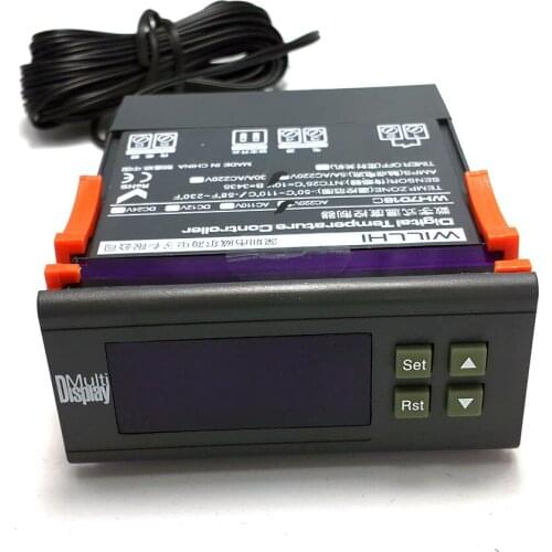 -50 ~ 110 degree temperature controller water heater thermostat with timing function high and low temperature limit settable