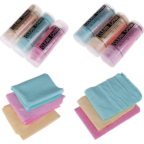 1PC Natural shammy chamois leather car house cleaning towels drying washing cloth