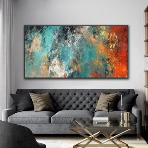 Modern abstract canvas painting posters wall art prints for living room cuadros wall paintings home decor