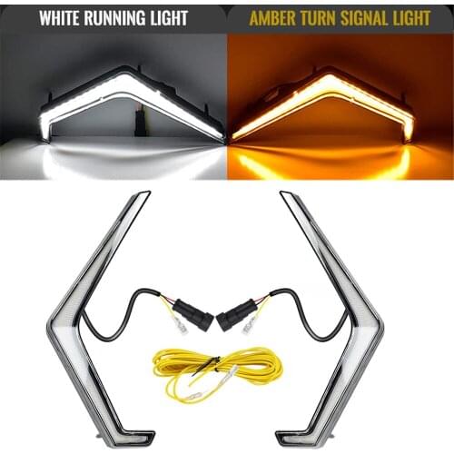Led Car Turn Signal Light Round Fog Light Amber Head Marker Daytime Running Light for Suzuki Jimny JB64 Jb74