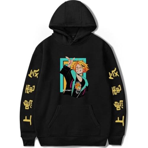 Denki Kaminari Print My Hero Academia Hoodie Sweatshirt Men Women Casual Oversized Hoodies Fashion Harajuku Hip Hop Tops Mens