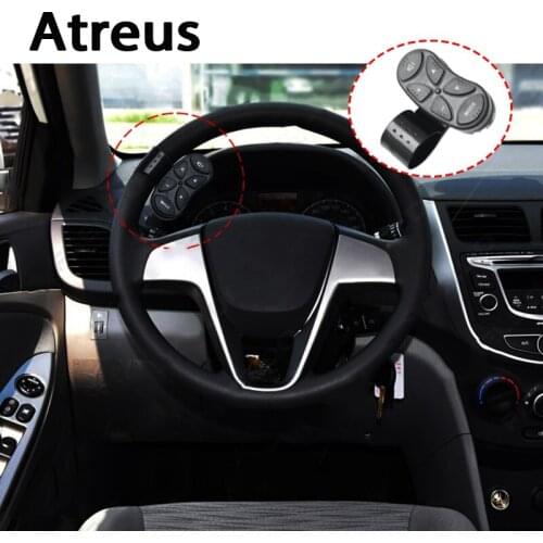 Atreus Universal Car Wireless Control Steering Wheel Control System For BMW e46 e39 e36 Audi a4 b6 a3 a6 c5 Renault duster Lada