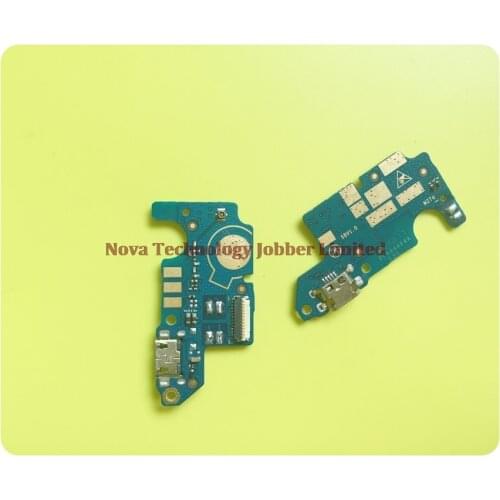 Wyieno For ZTE Blade L7 Charger Port Board USB Charging Connector Flex Cable Microphone Mic Plug Replacement Parts + Tracking
