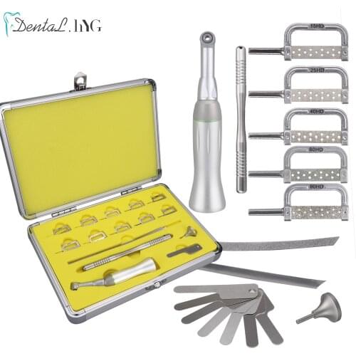 Dental Interproximal Enamel Reduction IPR Contra Angle 4:1 Handpiece Gauge Measure Tooth Gap Reciprocating Orthodontic