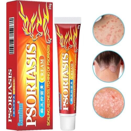 1pc Eczema Cream Psoriasis Antibacterial Dermatitis Pruritus Eczematoid Herbal Anti-itching Medical Ointment Itchy Skin Balm 20g