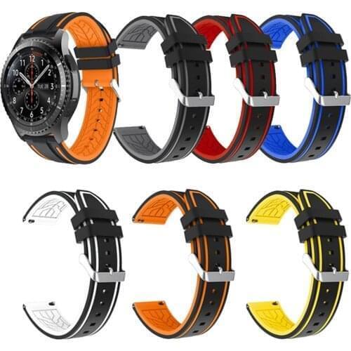 20mm Silicon Watchband For Garmin Vivoactive 3 Music Vivomove HR Magnetic Bracelet For Forerunner 245 645 Venu Sq Wrist Strap