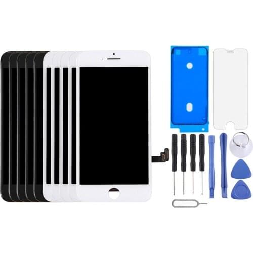 5PCS Black + 5 PCS White LCD Screen and Digitizer Full Assembly for iPhone 7
