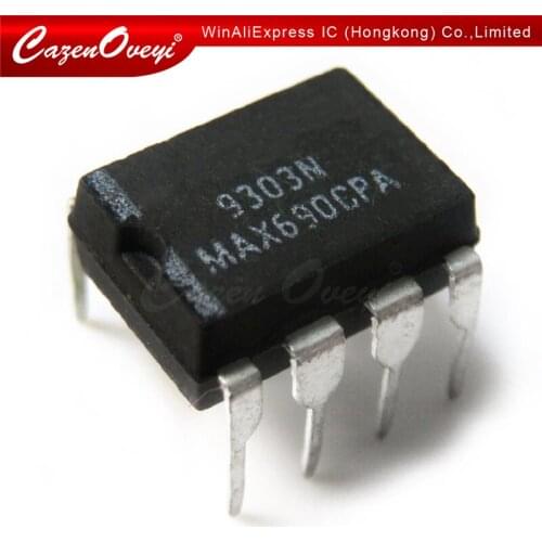 5pcs/lot MAX690CPA MAX690 DIP-8 In Stock