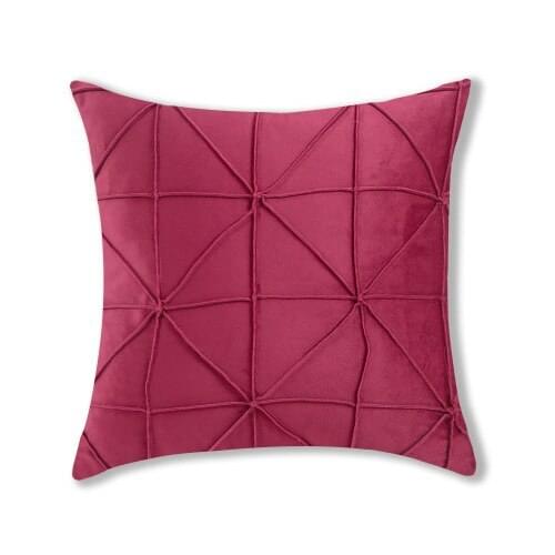 European Style Velvet Pillowcases Office Chair Living Room Sofa Pillows Case Short Plush Headrest Cushion Decoration Household