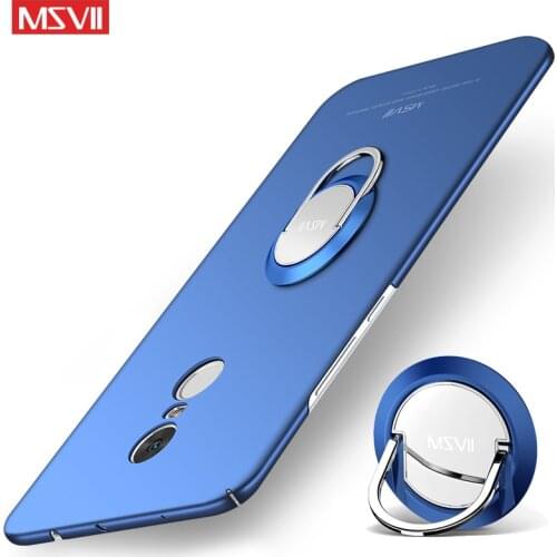 MSVII Cover For Xiaomi Redmi Note 4X Case Finger Ring Cases For Xiaomi Redmi Note 4 Case Slim Matte Cover Xiaomi Note 4x Cases