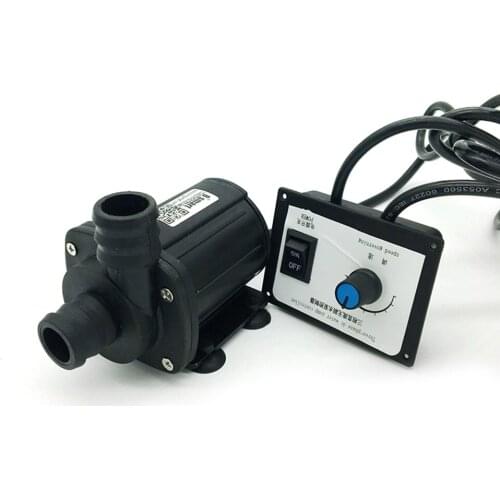 DC Well Pump with Controller SR1000A3 Electric Circulating Water Pump 12V 24V Water Heater Cycle 1800-3000L/H Circulator 4.2-8M