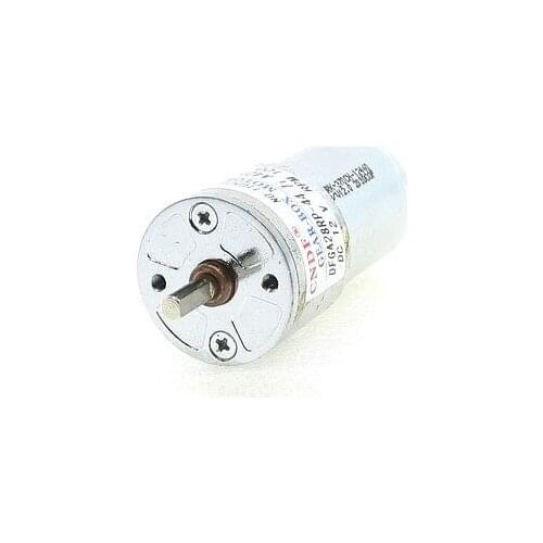 28mm Diameter Grill Electronic Parts Geared Motor 100RPM 12VDC
