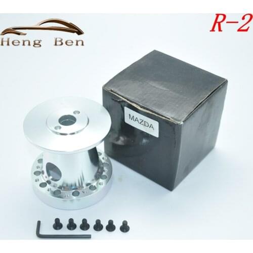 HB 2017 Aluminum Racing Steering Wheel Boss Kit Hub Adapter For MAZDA R-2
