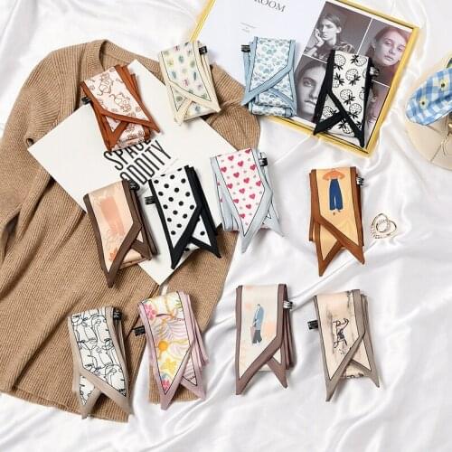 Fashion Head Scarf Headwear Long Scarves Scrunchies Bag Belt Hat Hair Accessories Ribbon Hair Bands Headband for Women Girls