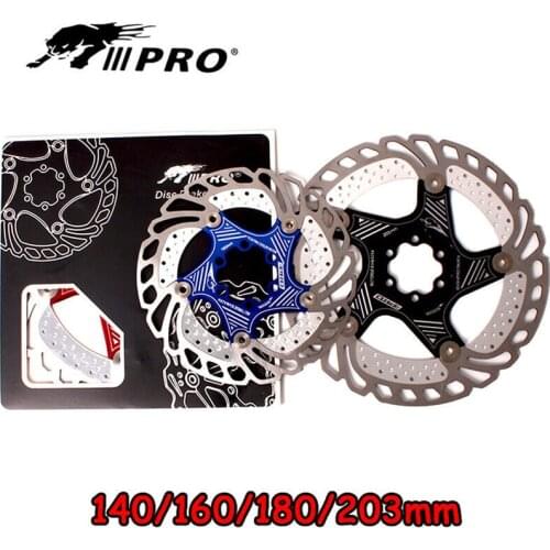 MTB 180mm 203mm Floating Disc Brake Rotor 140mm 160mm Bike Disc Brake Rotor Bicycle Brake Pads 6 Bolt for SHIMANO SRAM