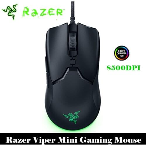 Original Razer Viper Mini Wired Computer Mouse For Laptop PC Chroma RGB Gaming Mouse with Cable 8500 DPI Optail Sensor Mice