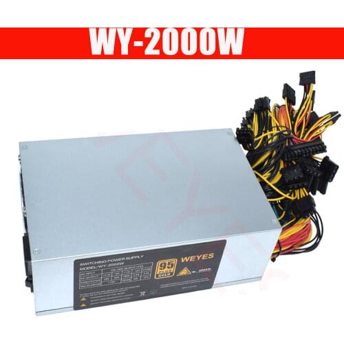 New 1800w pc power supply ATX Miner Power PSU For Mining Machine Support 6 Pieces Graphics Card GPU miner Antminer