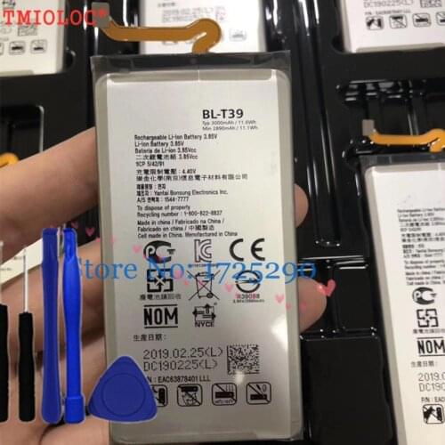 NEW Original High Quality BL-T39 3000mAh Battery For LG G7 ThinQ G710 LM-G710 G710EM G710N Q7+ LM-Q610 Battery + Tools