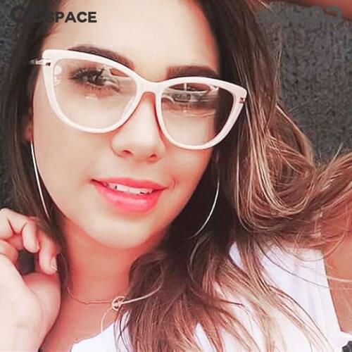 45366 Anti-blue Light Cat Eye Glasses Frames Women Optical EyeGlasses Fashion Prescription Eyewear Computer EyeGlasses