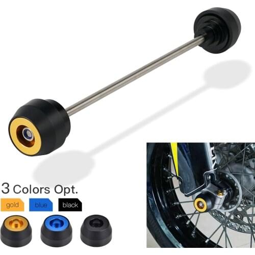 Front Wheel Axle Slider For Suzuki DRZ400 DRZ400E DRZ400S DRZ400SM DRZ 400 S SM E 2000-2019 Motorcycle Frame Crash Pad Protector