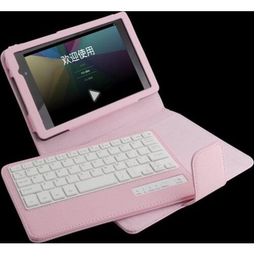 Fasion ABS Pink keyboard Removable Bluetooth Keyboard Stand Case Cover For Google Nexus 7 FHD II 2nd Gen Free Shipping