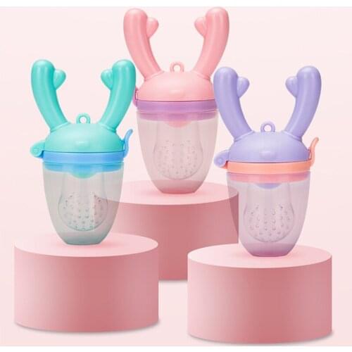 Baby silicone pacifier fresh food gnawing device baby clip pacifier bracket Baby Pacifier feeder fruit baby feeding supplies