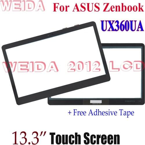 WEIDA Screen Replacment 13.3" For ASUS Zenbook UX360 UX360UA Tablet PC Touch Screen Digitizer Panel Glass