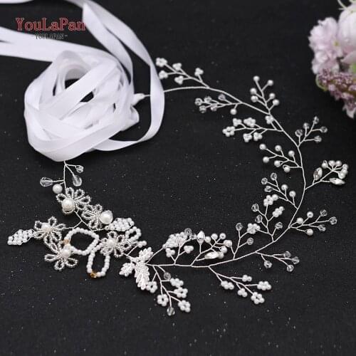 TOPQUEEN SH07 Wedding Dress Accessories Woman Wedding Belt Crystal Bridesmaid Sash Belt Beaded Belt Strap Ladies Dress Belt