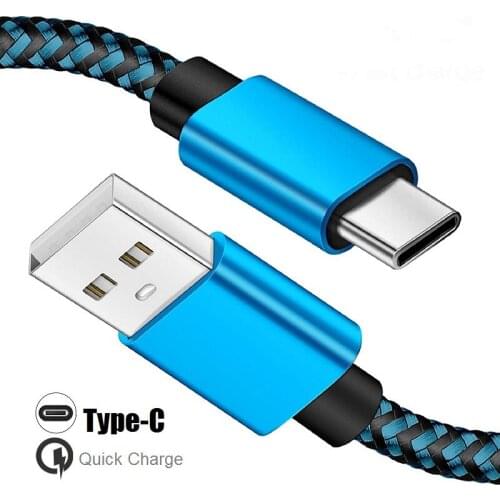 VSKEY 3PCS USB Type C Cable for Xiaomi Mi Mix 2S Max 3 CC9E A3 Lite Poco X3 NFC F3 F2 Pro Type-C Port Quick Charging Data Cords