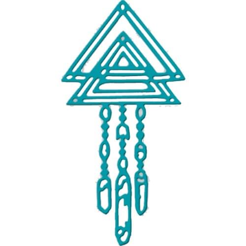 Wind Chimes Window Grille Metal Cutting Dies Stencil for DIY Scrapbooking Album Embossing Paper Cards Decor Crafts