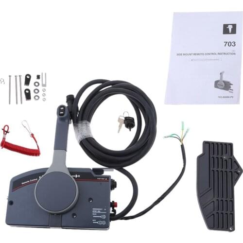 PULL THROTTLE REMOTE CONTROL BOX 703 FOR YAMAHA OUTBOARD 10-PIN CABLE